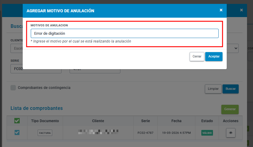 Anulaciones
